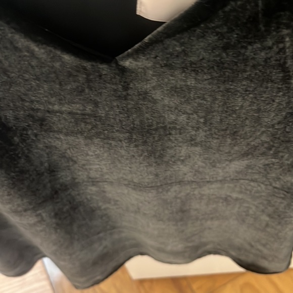 Loft dark grey velvet top - Picture 2 of 3